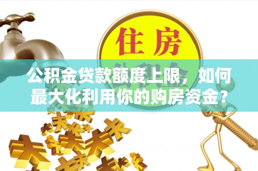 临西公积金贷款额度上限，如何最大化利用你的购房资金？