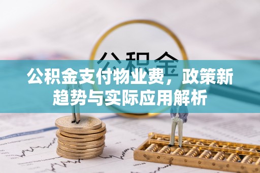 临西公积金支付物业费，政策新趋势与实际应用解析