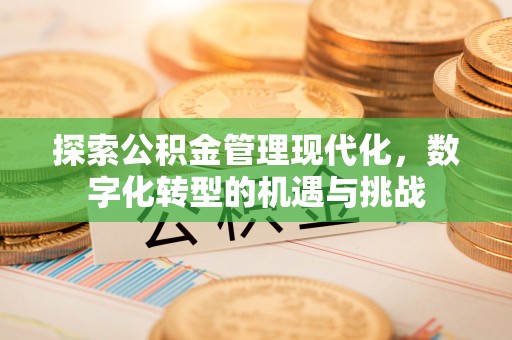 临西探索公积金管理现代化，数字化转型的机遇与挑战