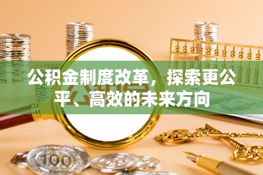 临西公积金制度改革，探索更公平、高效的未来方向
