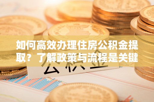 临西如何高效办理住房公积金提取？了解政策与流程是关键