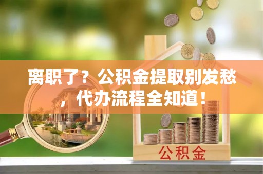 临西离职了？公积金提取别发愁，代办流程全知道！