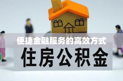 临西便捷金融服务的高效方式