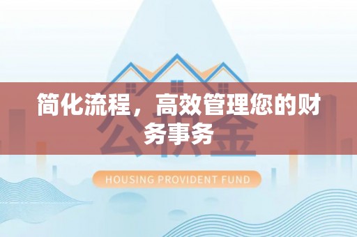 临西简化流程，高效管理您的财务事务